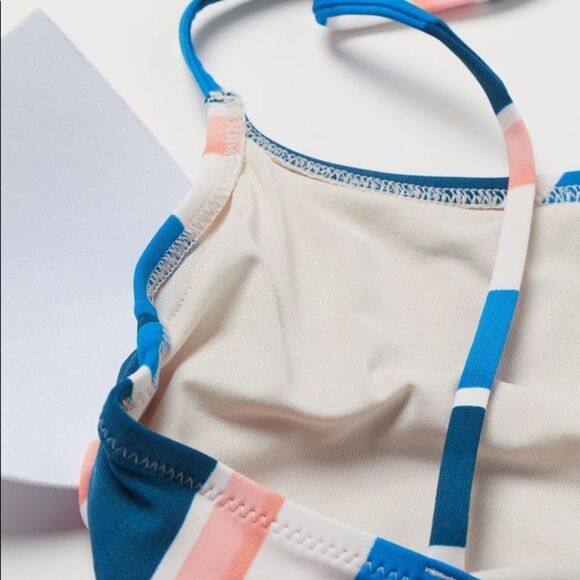 🎁nwt lemlem x H&M Slant Striped 1PC Swimsuit Size S🎁 - Picture 4 of 5